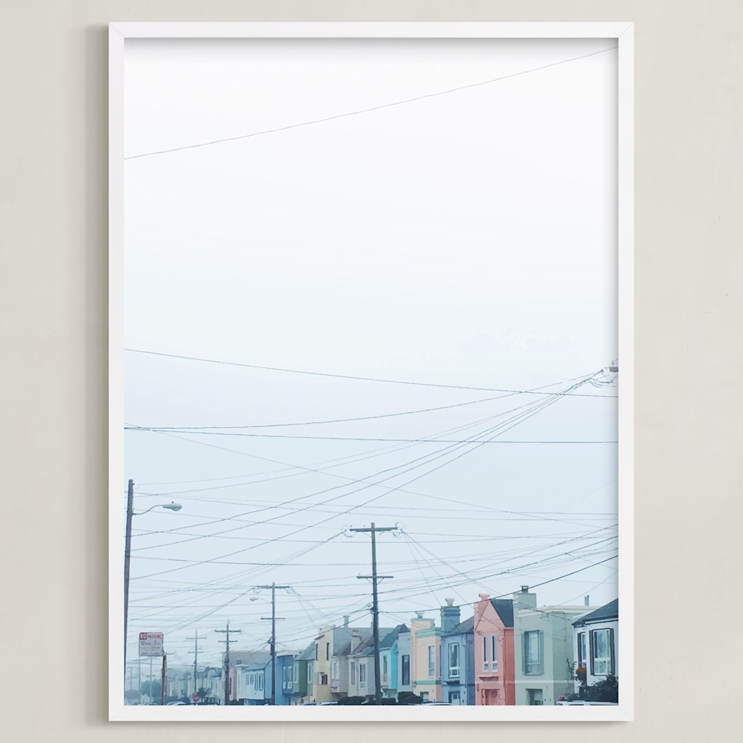 "San Francisco's Finest" - Art Print in Outer Sunset by Adriana Rojas - Framed