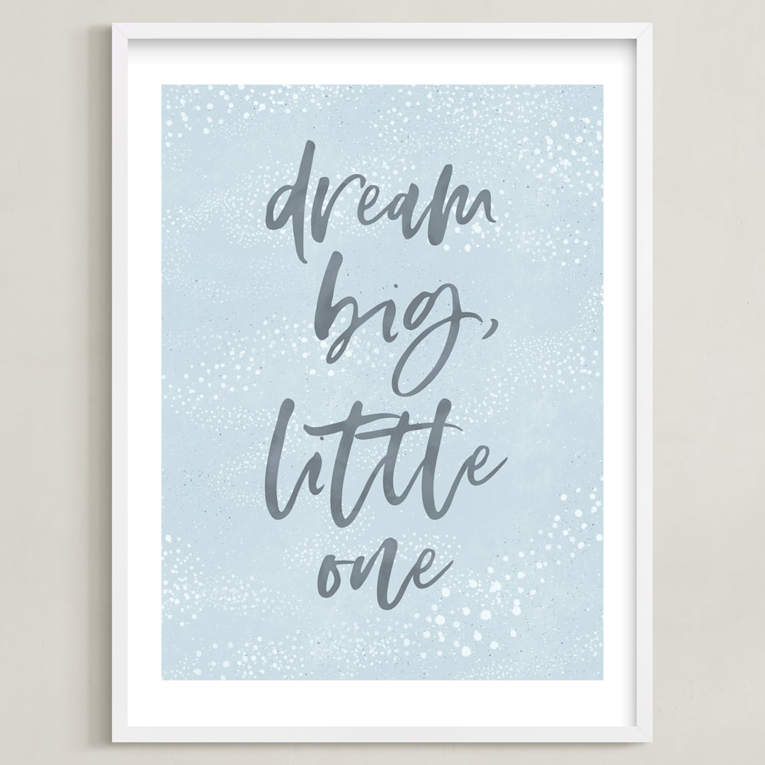 "Starry Dreams" - Art Print in Dreams by Ink Moth Creative - Framed