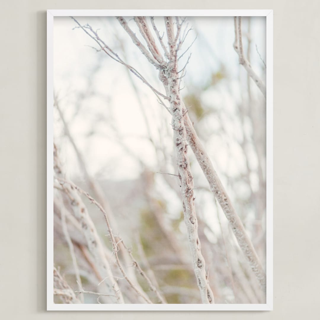 "Inked II" - Art Print in Blush by Lindsay Ferraris Photography - Framed