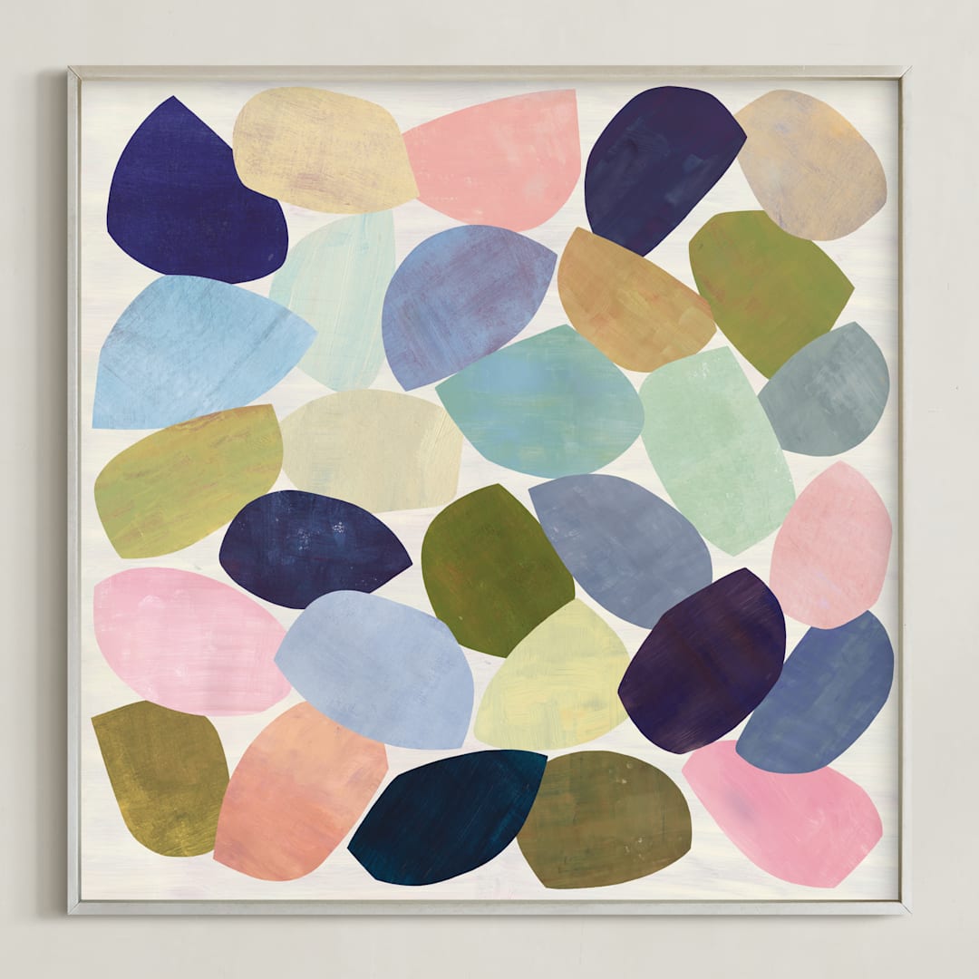 "Disarray" - Art Print in Multi by melanie mikecz - Framed