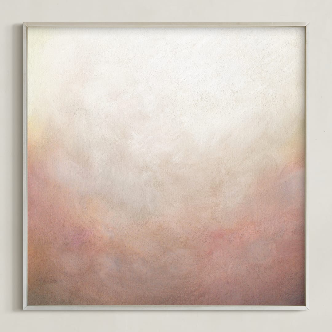 "Rise" - Art Print in tan by Lorent and Leif - Framed