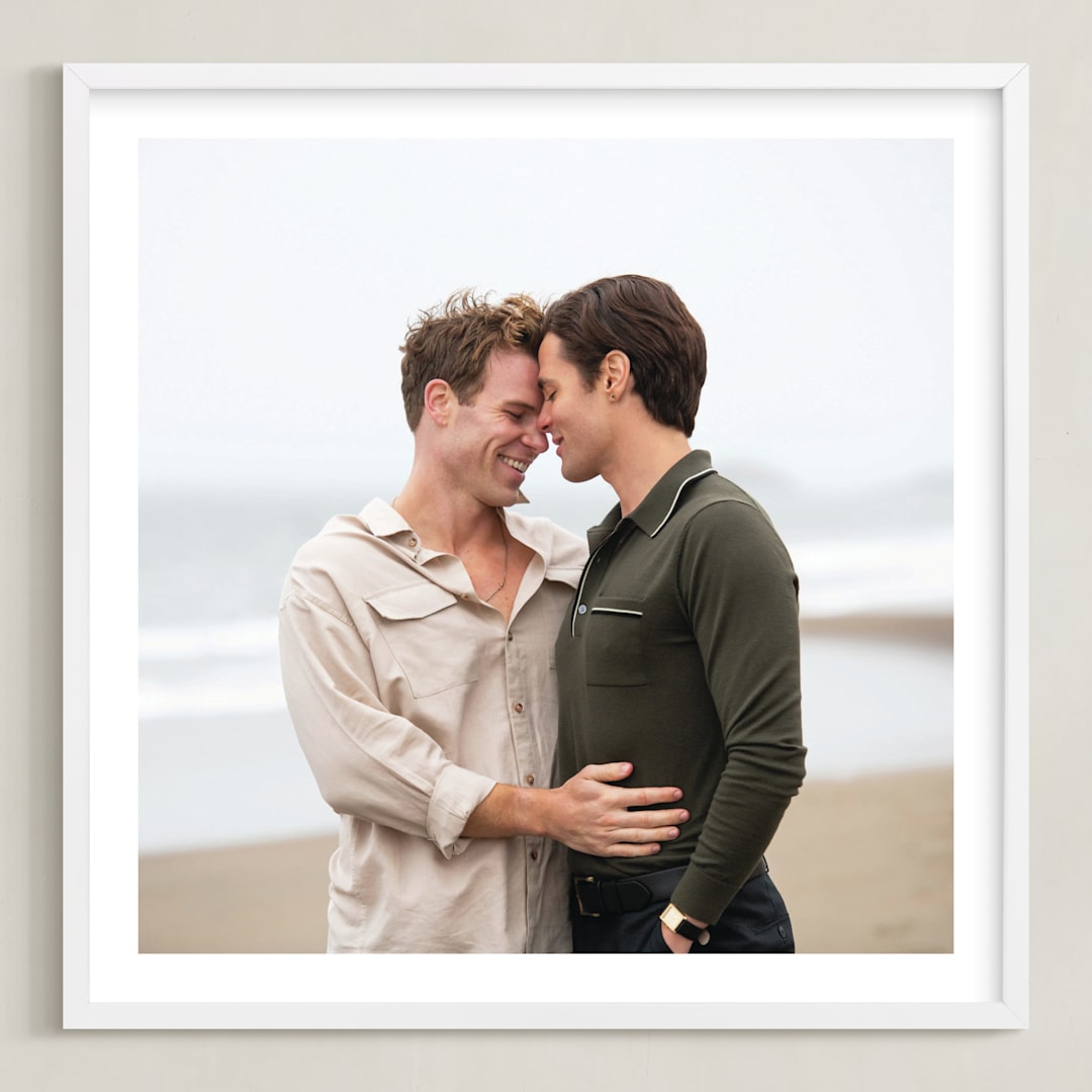 "The Big Picture: Valentine's Framed Photo" - Framed Photo in White by Minted - Framed