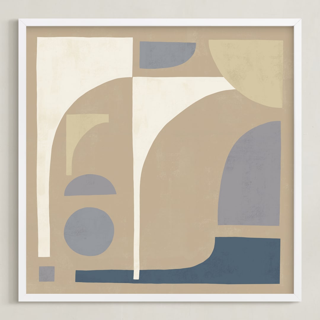 "Collage One" - Art Print in Original by Jessie Burch - Framed