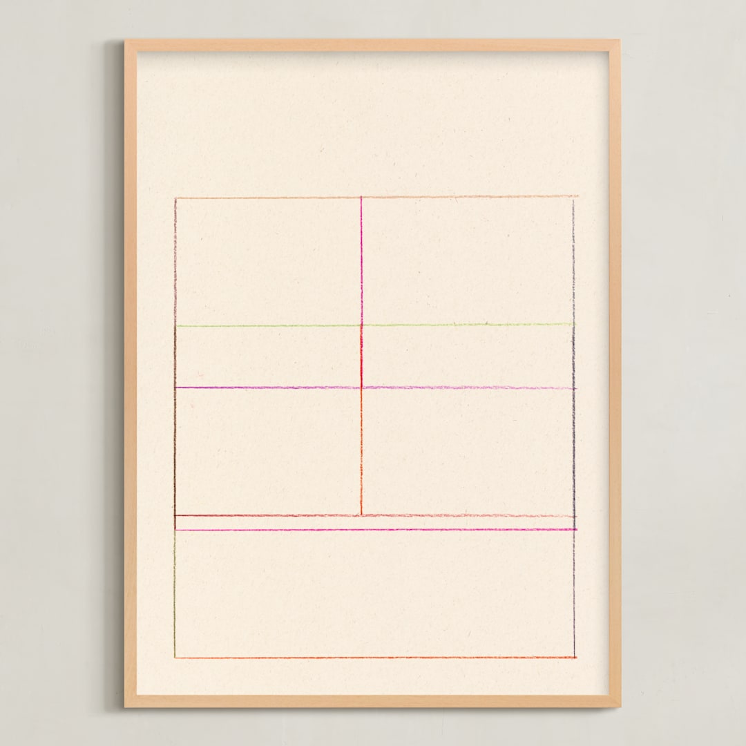 "Windows 2" - Art Print in Clear by Sumak Studio - Framed