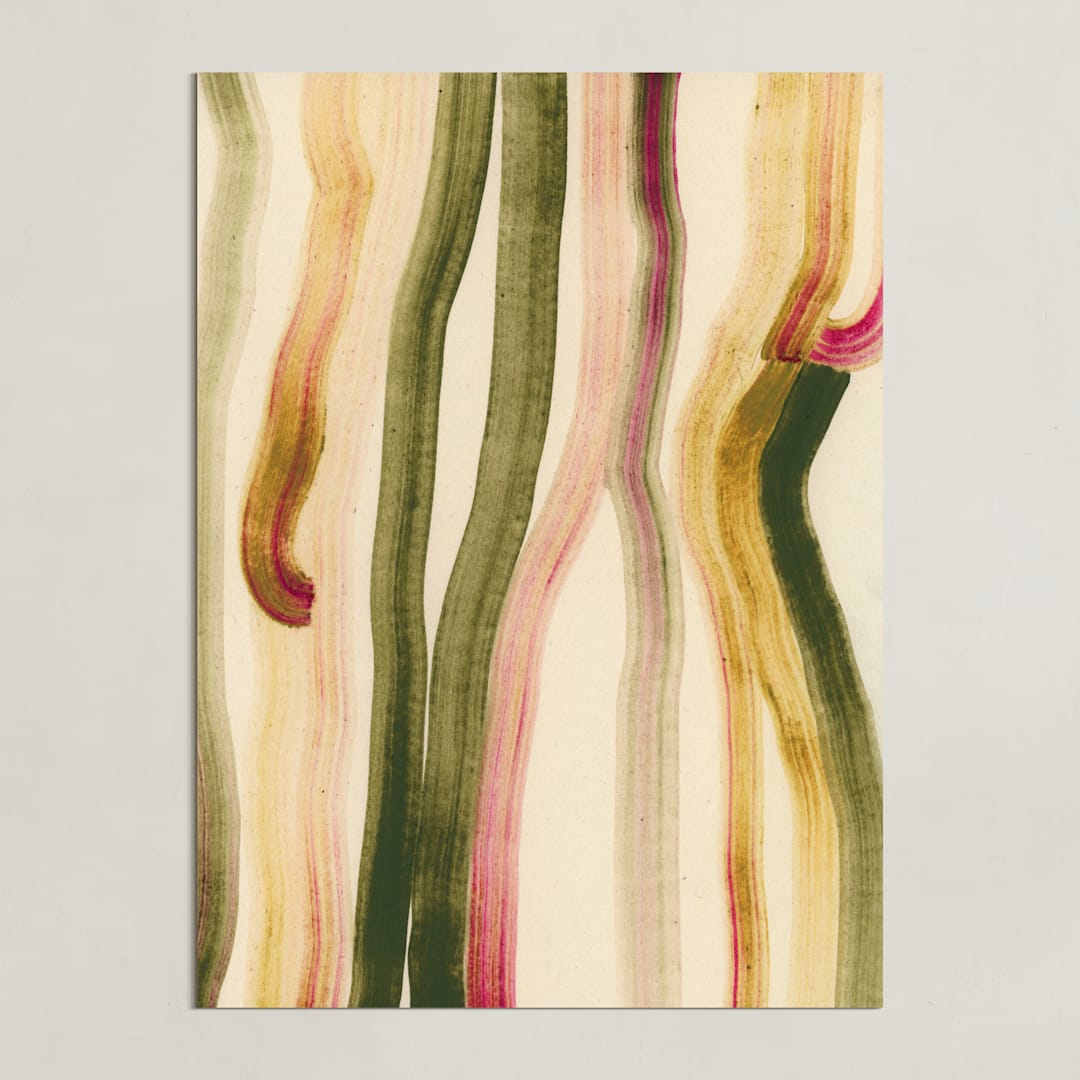 "Rhizomes" - Art Print in Stem by Sumak Studio - Unframed
