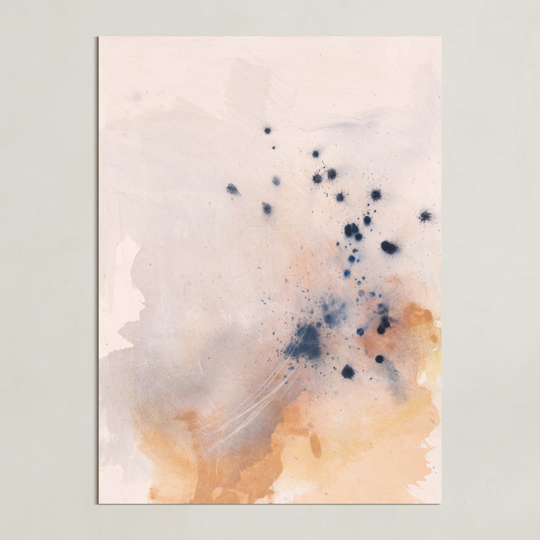 "Raw Study 1" - Art Print in Lilac Wash by Jennifer Daily - Unframed