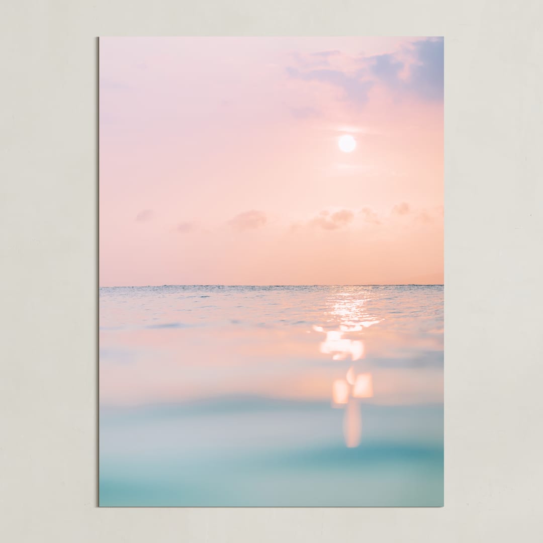 "sorbet sea" - Art Print in Sunset by Kamala Nahas - Unframed