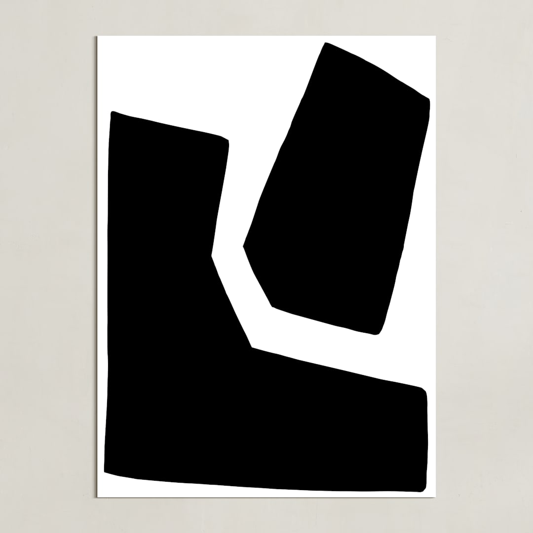 "Magnetic Field 1" - Art Print in Black and White by Jaime Derringer - Unframed