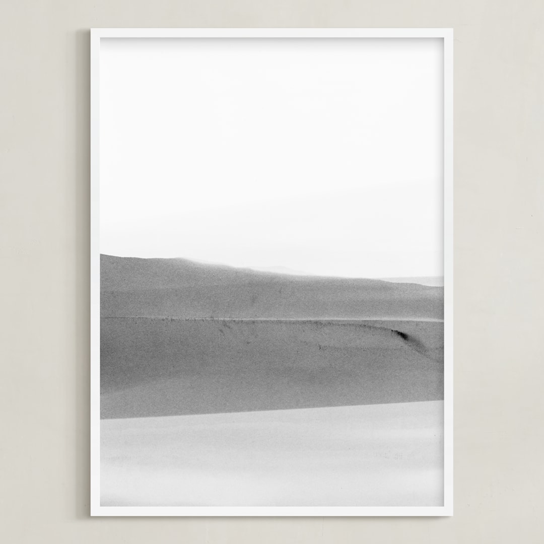 "Forecast" - Art Print in Black & White by Ashleigh Ninos - Framed