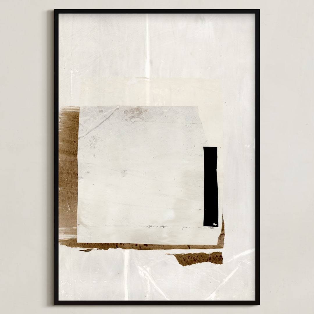 "You Should Know II" - Art Print in Sable by Jennifer Daily - Framed