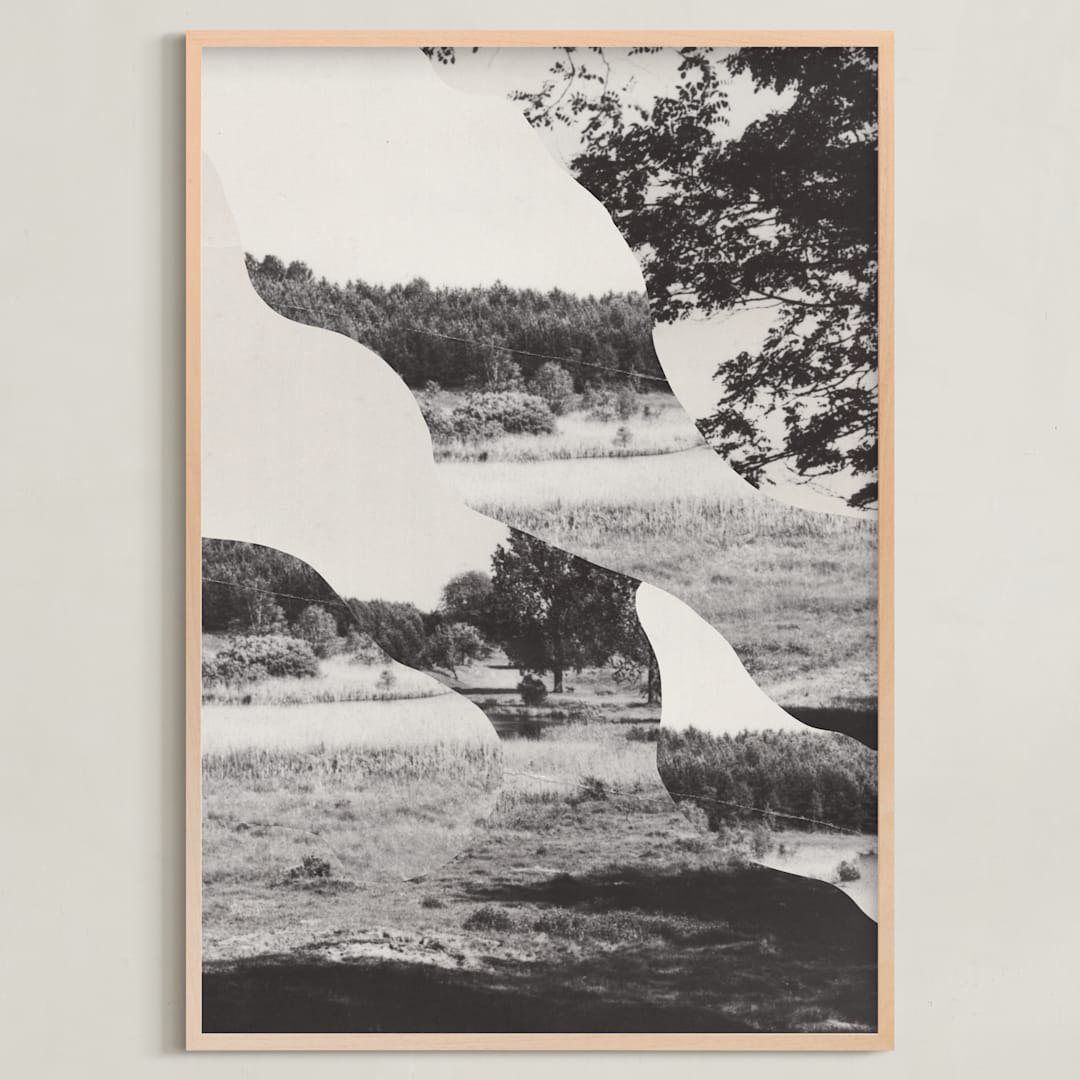 "Under the Lining II" - Art Print in Fluid by Sumak Studio - Framed