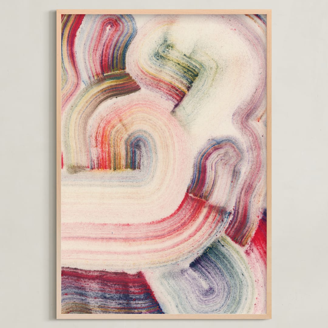 "clouds of color II" - Art Print in Cumulus by Sumak Studio - Framed