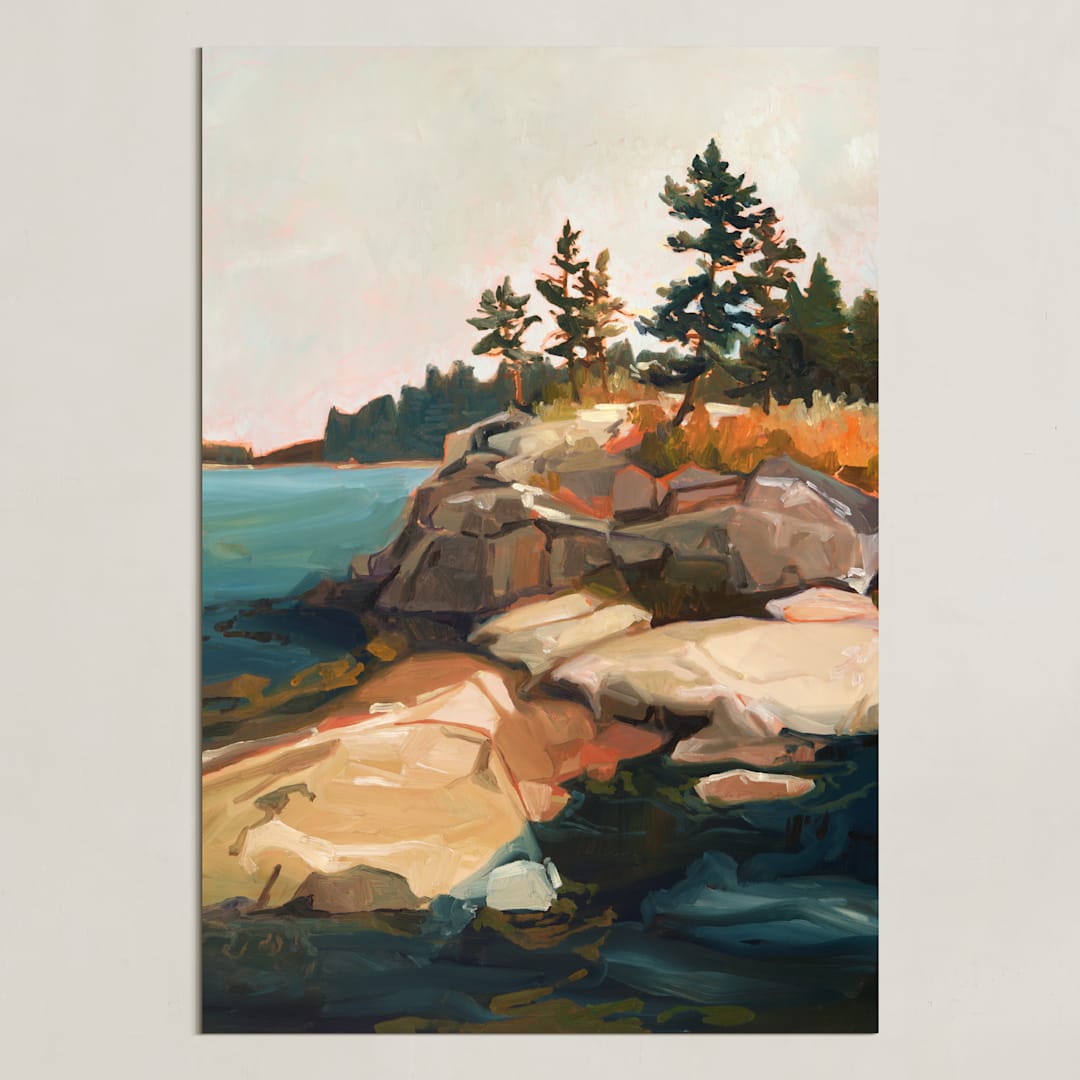 "No One Else" - Art Print in Ocean Blue by Jess Franks - Unframed