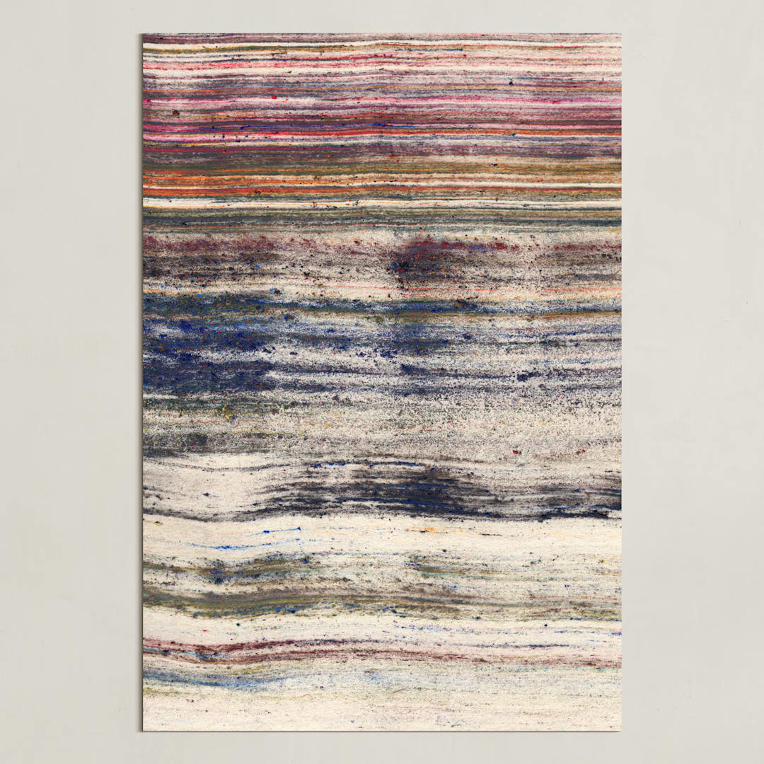 "woven colors II" - Art Print in Woolen by Sumak Studio - Unframed