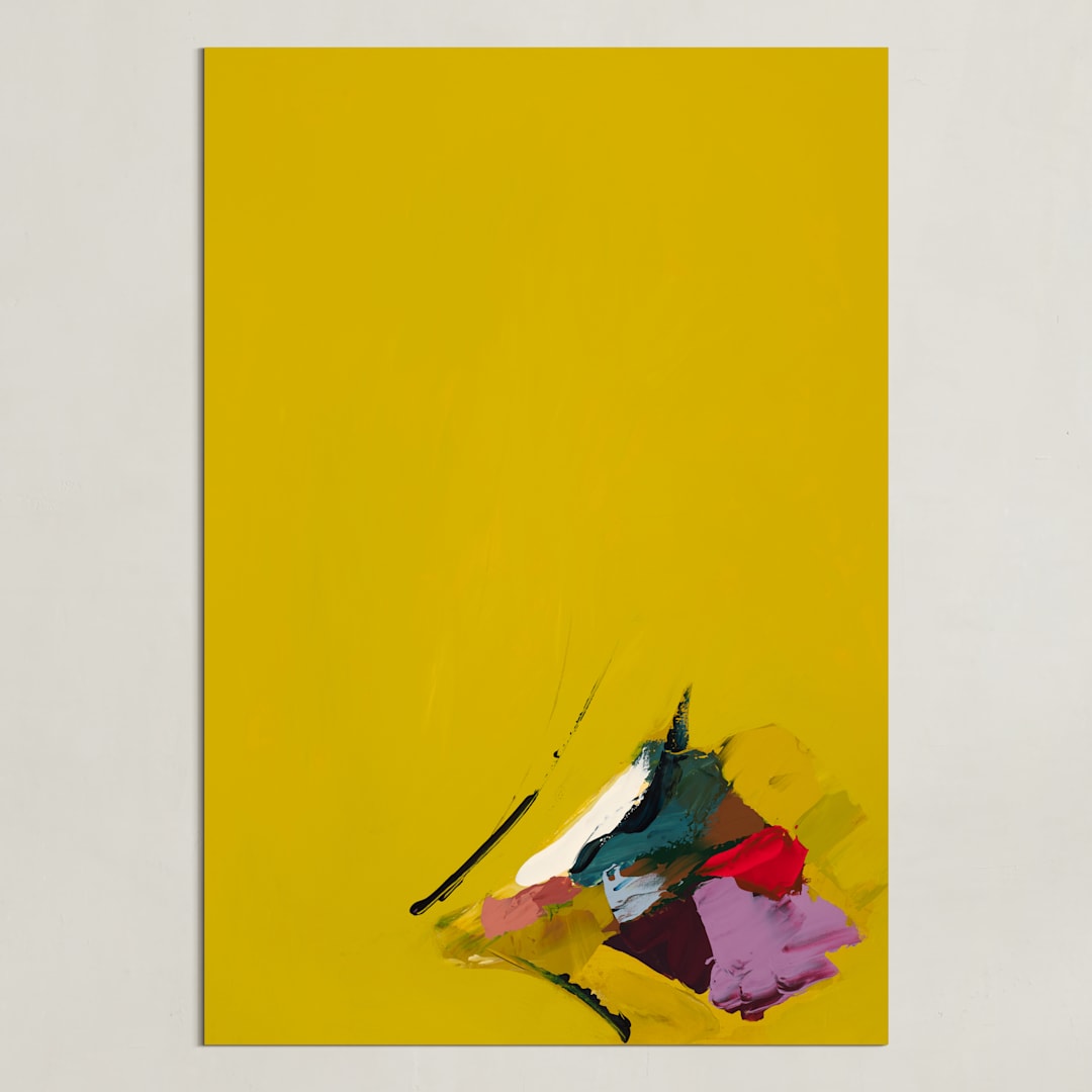 "Chartreuse Bouquet" - Art Print in Chartreuse by Caryn Owen - Unframed