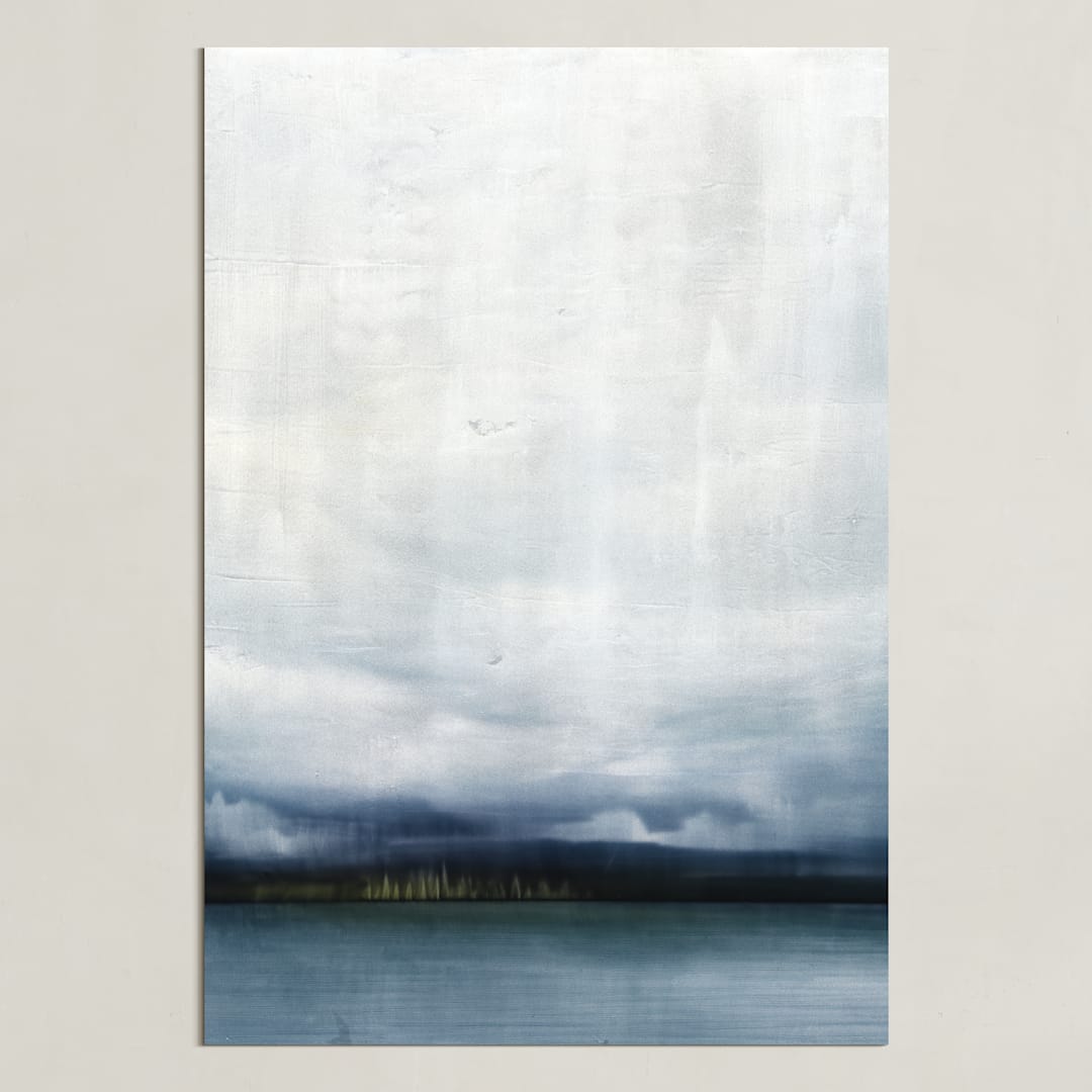 "Distant Light" - Art Print in misty morn by Brian Sostrom - Unframed