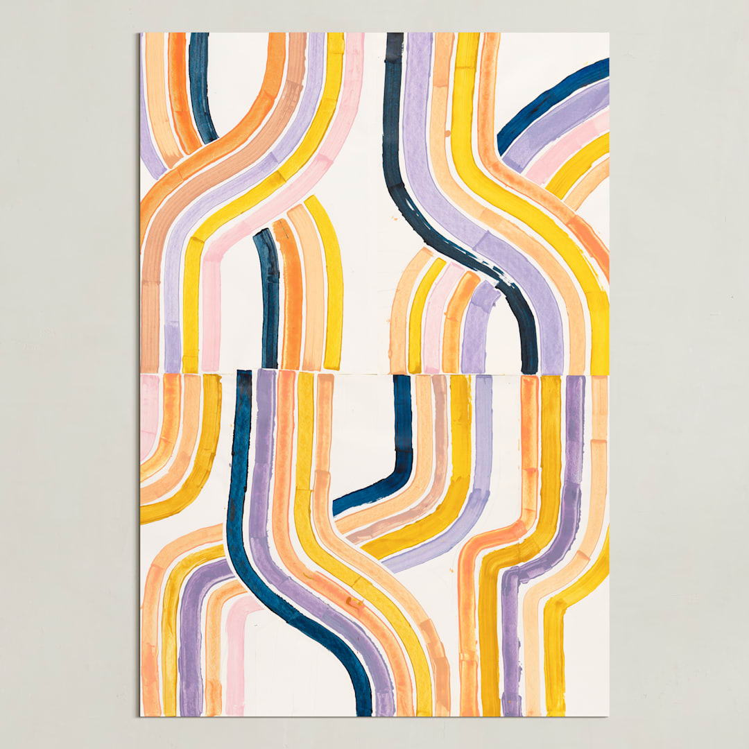 "dawnlight" - Art Print in Sunny by Lise Gulassa - Unframed