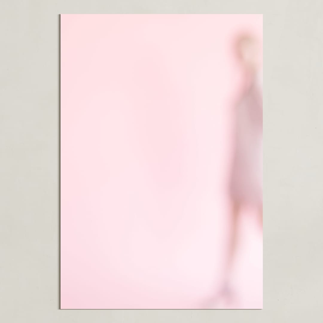 "Rose Colored Glasses" - Art Print in Pastel Pink by Katie Doherty - Unframed