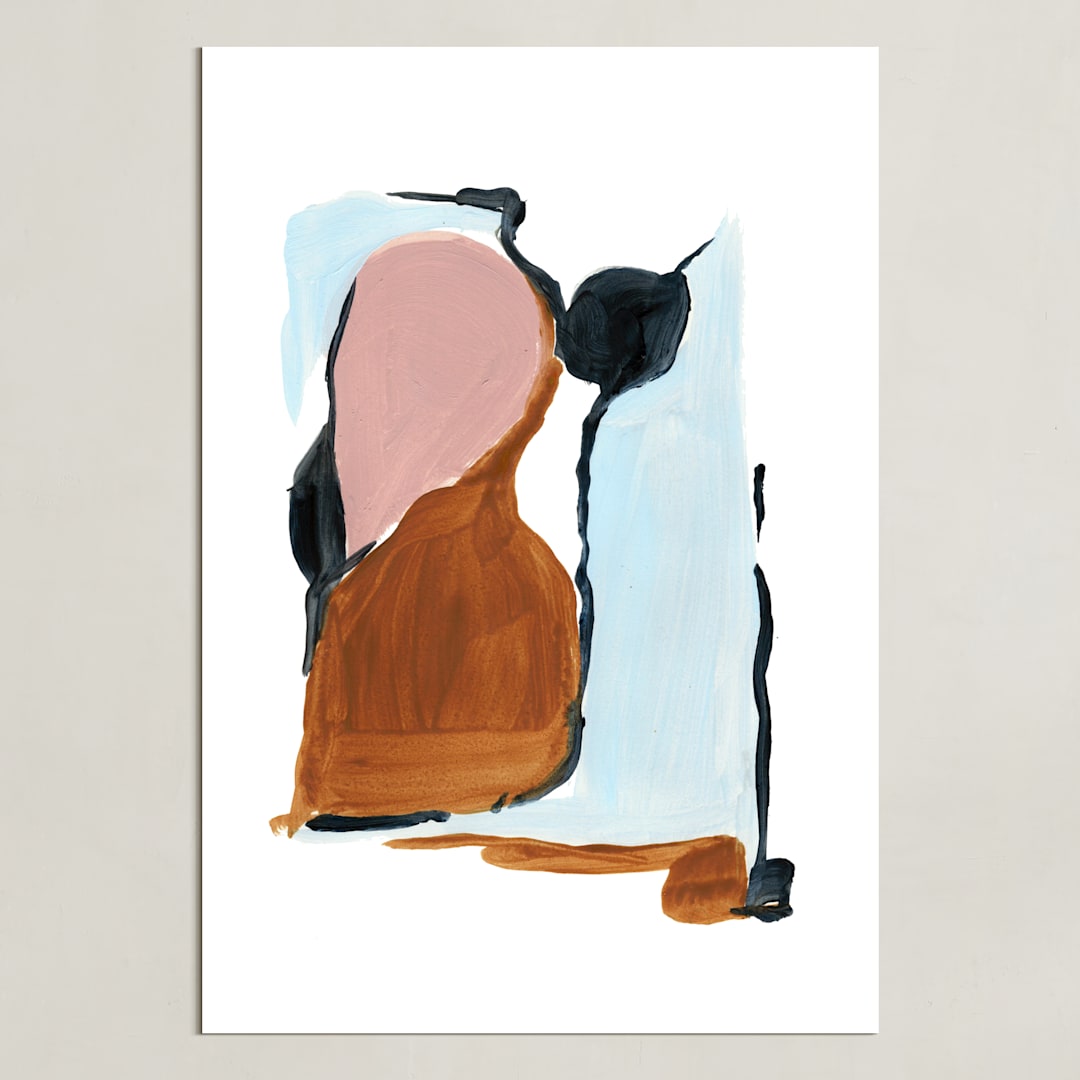 "Spring No. 16" - Art Print in Blush by Cait Courneya - Unframed