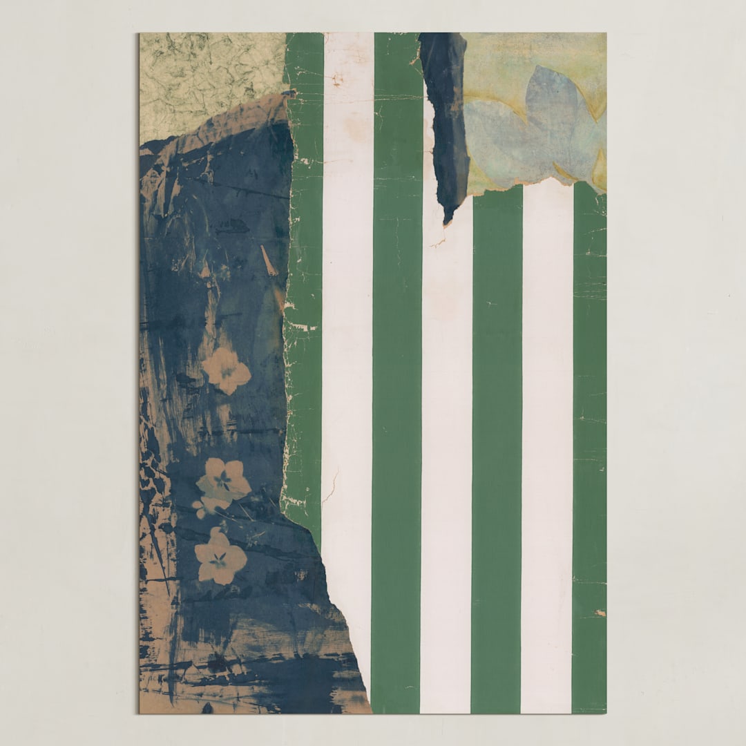 "The Garden Room" - Art Print in Fern green by Erin McCluskey Wheeler - Unframed