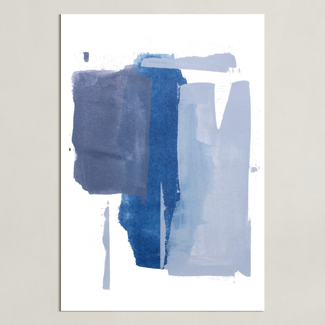 "Pressed No. 1" - Art Print in Soft Purple by Julia Contacessi - Unframed