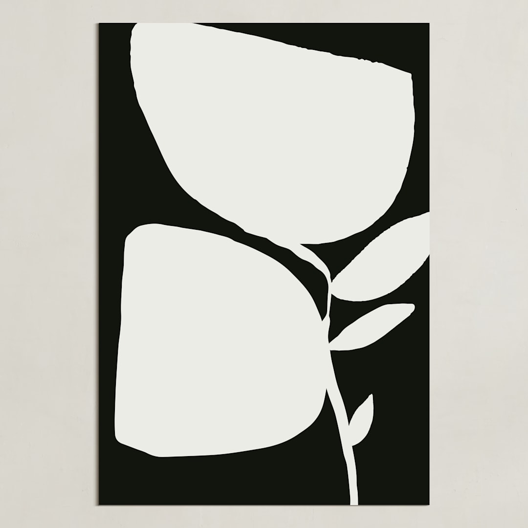 "Urban garden II" - Art Print in Noir by Creo Study - Unframed