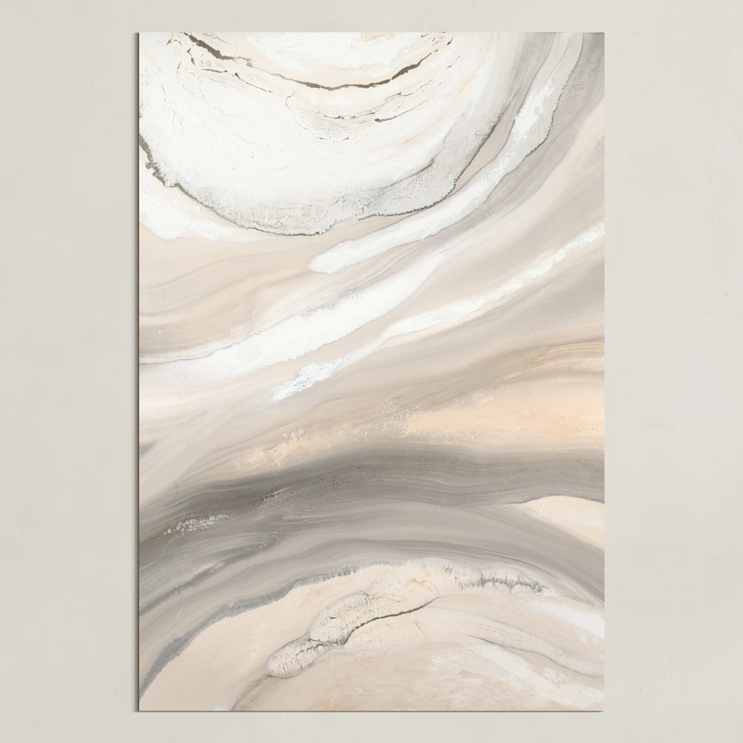 "Warm Sunlit Sand" - Art Print in sunlit sand by Teodora Guererra - Unframed
