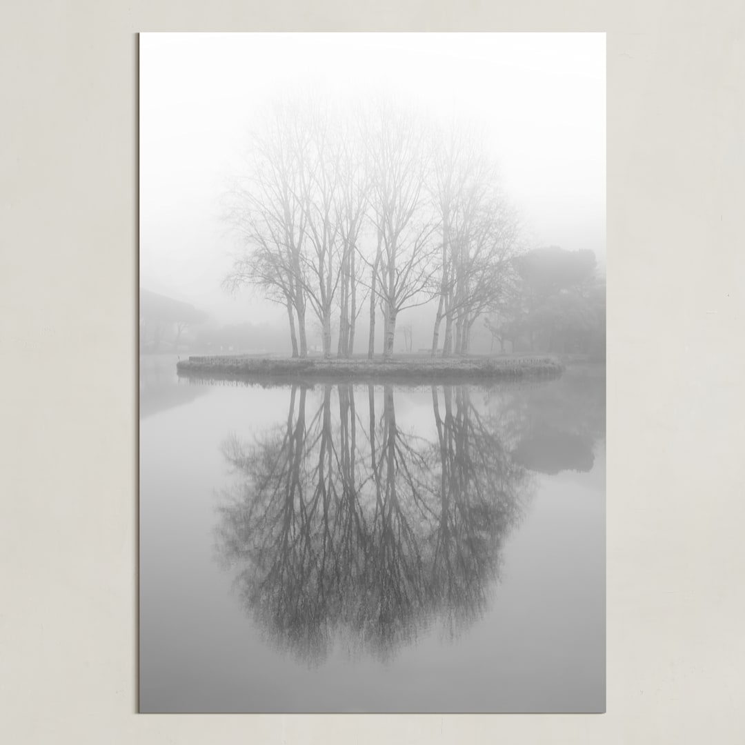 "Real Reflections" - Art Print in Mist by Massimiliano Massimo Borelli - Unframed