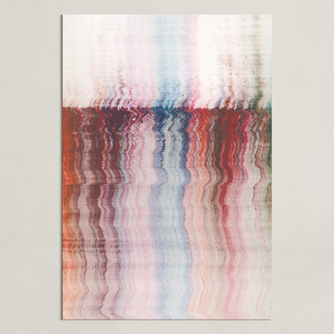 "Like a Marbling" - Art Print in Rust by Sumak Studio - Unframed