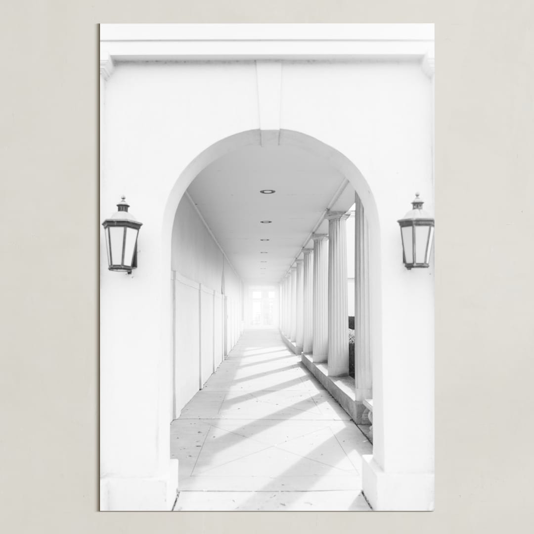 "Arches" - Art Print in Column White by Ilze Lucero - Unframed