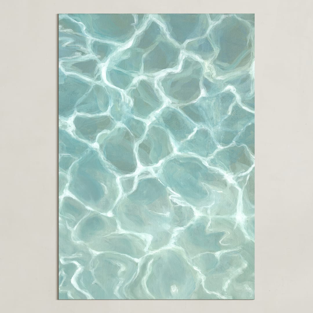 "Poolside" - Art Print in Poolside by Laura Browning - Unframed