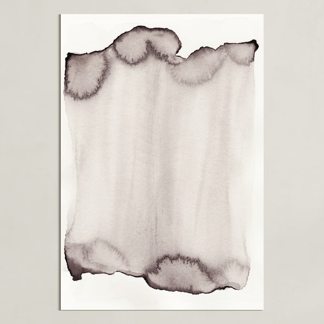 "Torched" - Art Print in Charcoal by Kaydi Bishop - Unframed