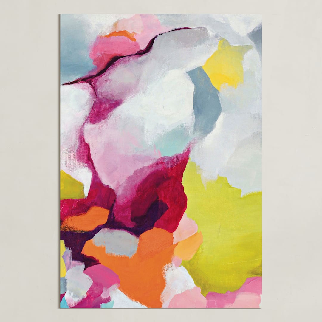 "Infusion" - Art Print in blue by Mya Bessette - Unframed