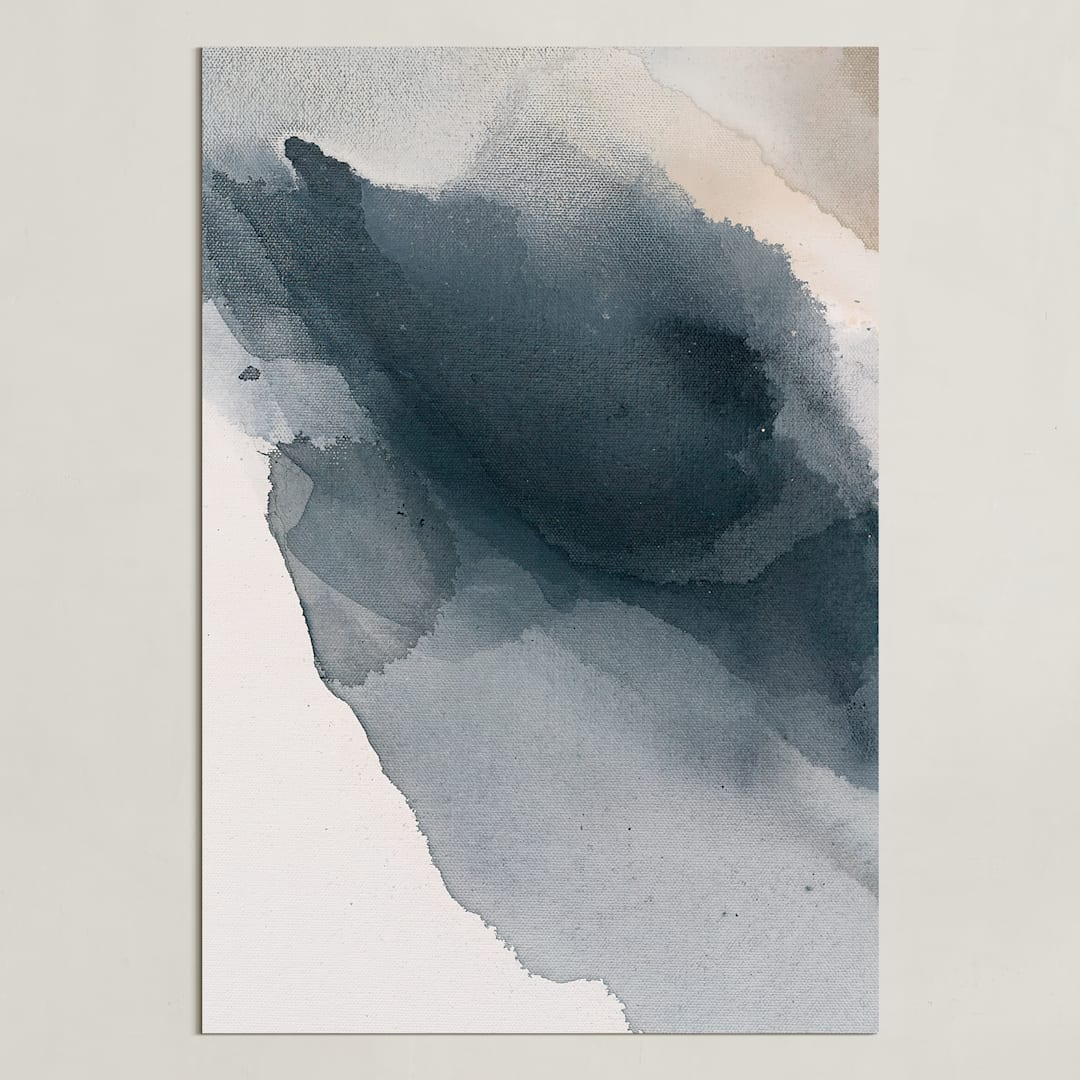 "Threshold I" - Art Print in Ocean by Rebecca King - Unframed