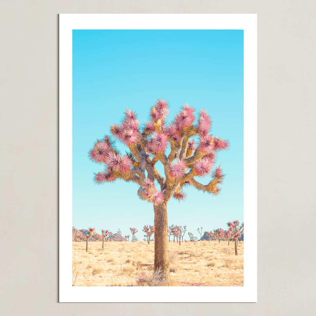 "Strange Desert" - Art Print in Sand by Irene Suchocki - Unframed