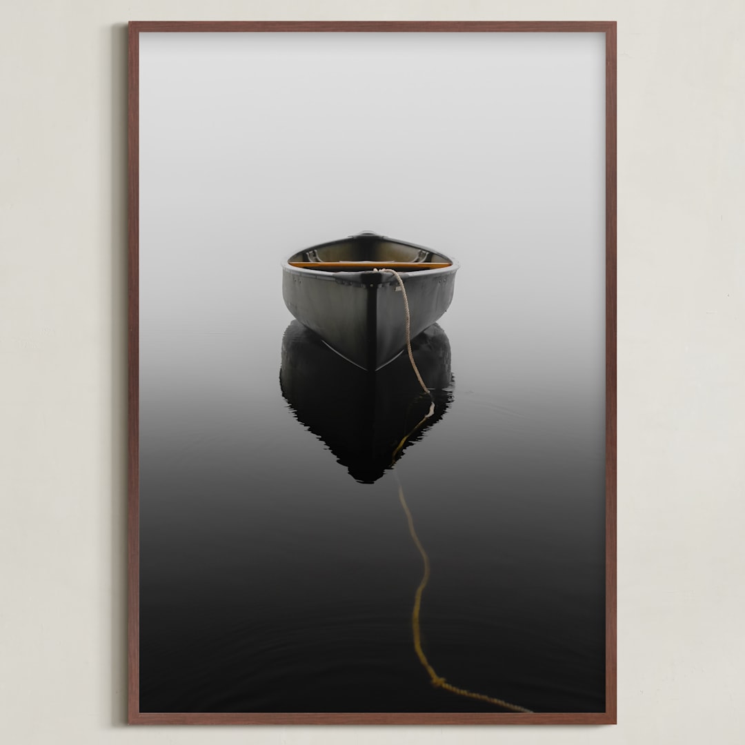 "Into the Ether" - Art Print in Fog by Leaves of Ash - Framed