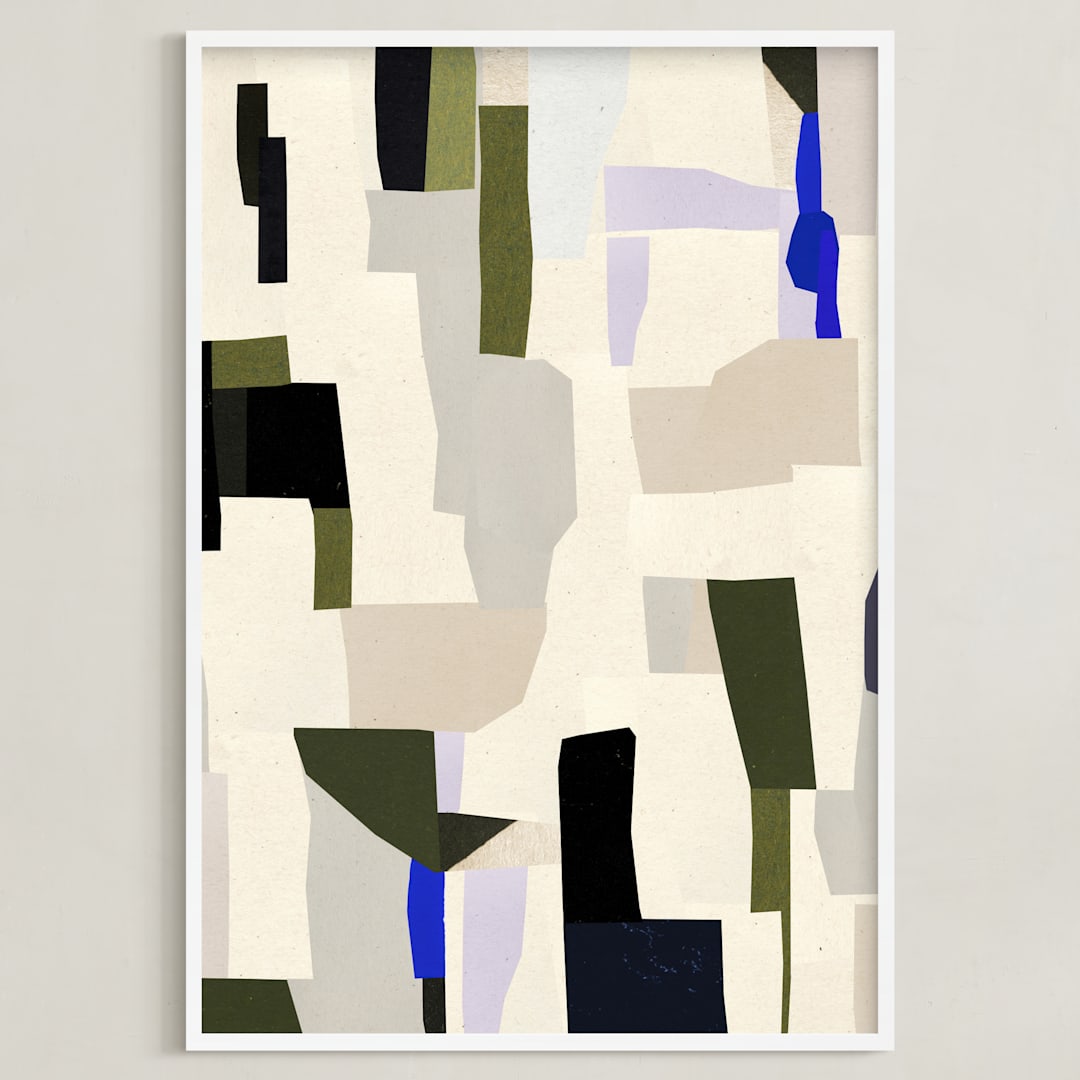 "paper tapestry I" - Art Print in Day by Sumak Studio - Framed