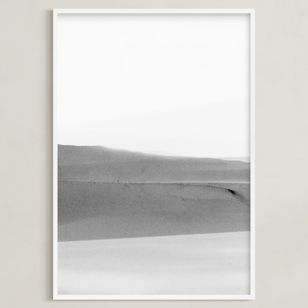"Forecast" - Art Print in Black & White by Ashleigh Ninos - Framed