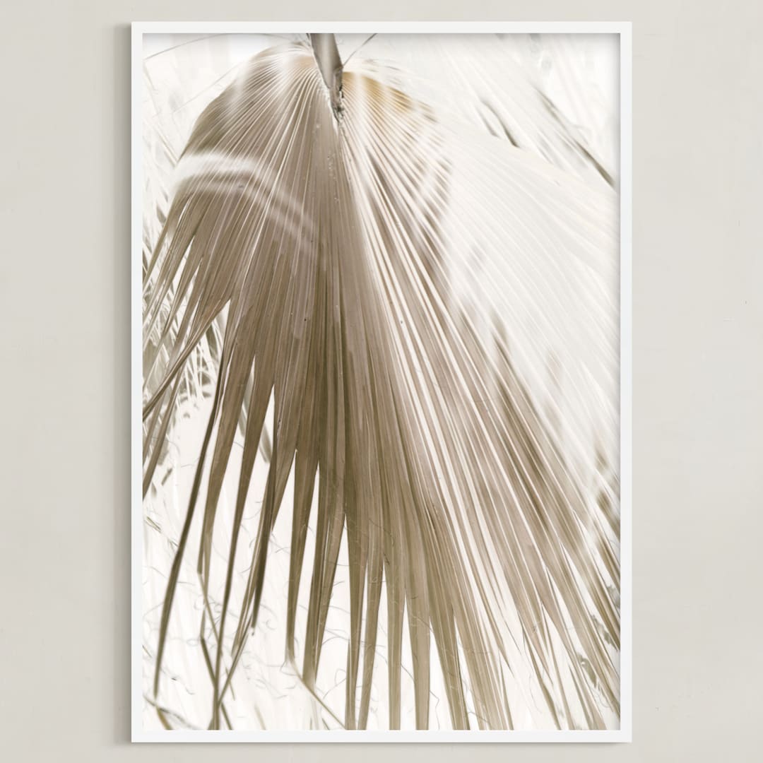 "Vanilla Palm" - Art Print in Day by Owl and Toad - Framed