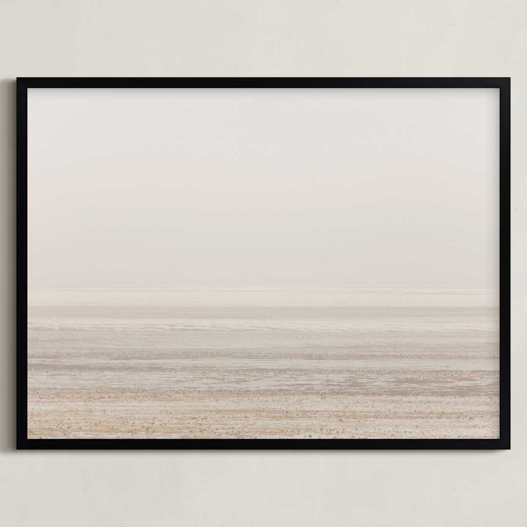 "Patagonian Winter" - Art Print in Patagonian White by Daniel Fox - Framed