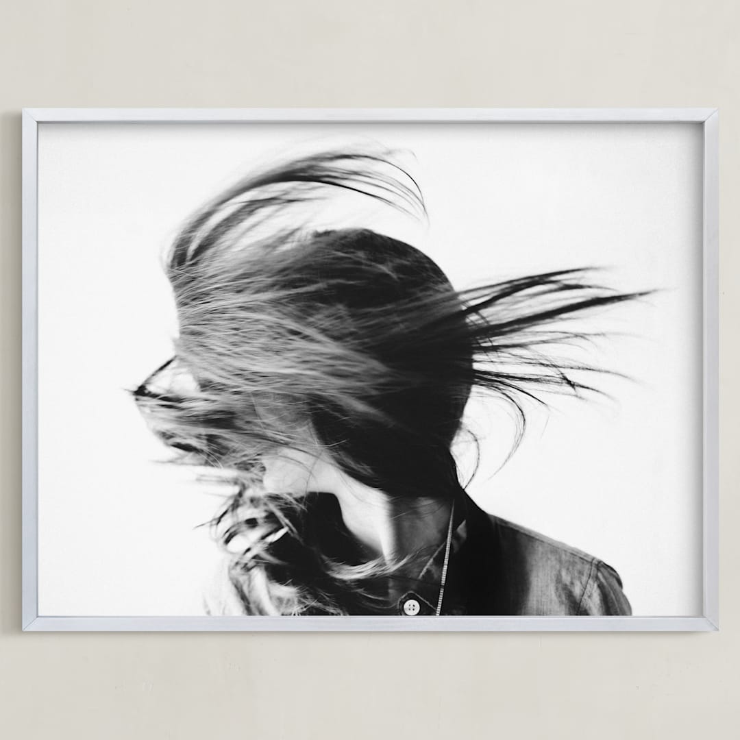 "Movement" - Art Print in Carbon by Kaitie Bryant - Framed
