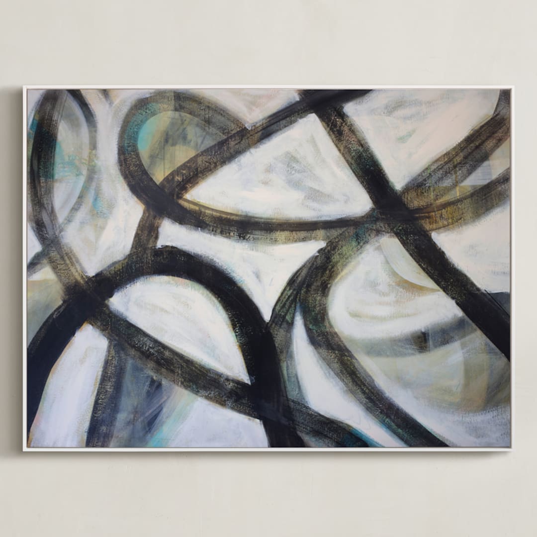 "Alaska Underground" - Art Print in Alaska by Kim Colthurst Johnson - Framed Canvas