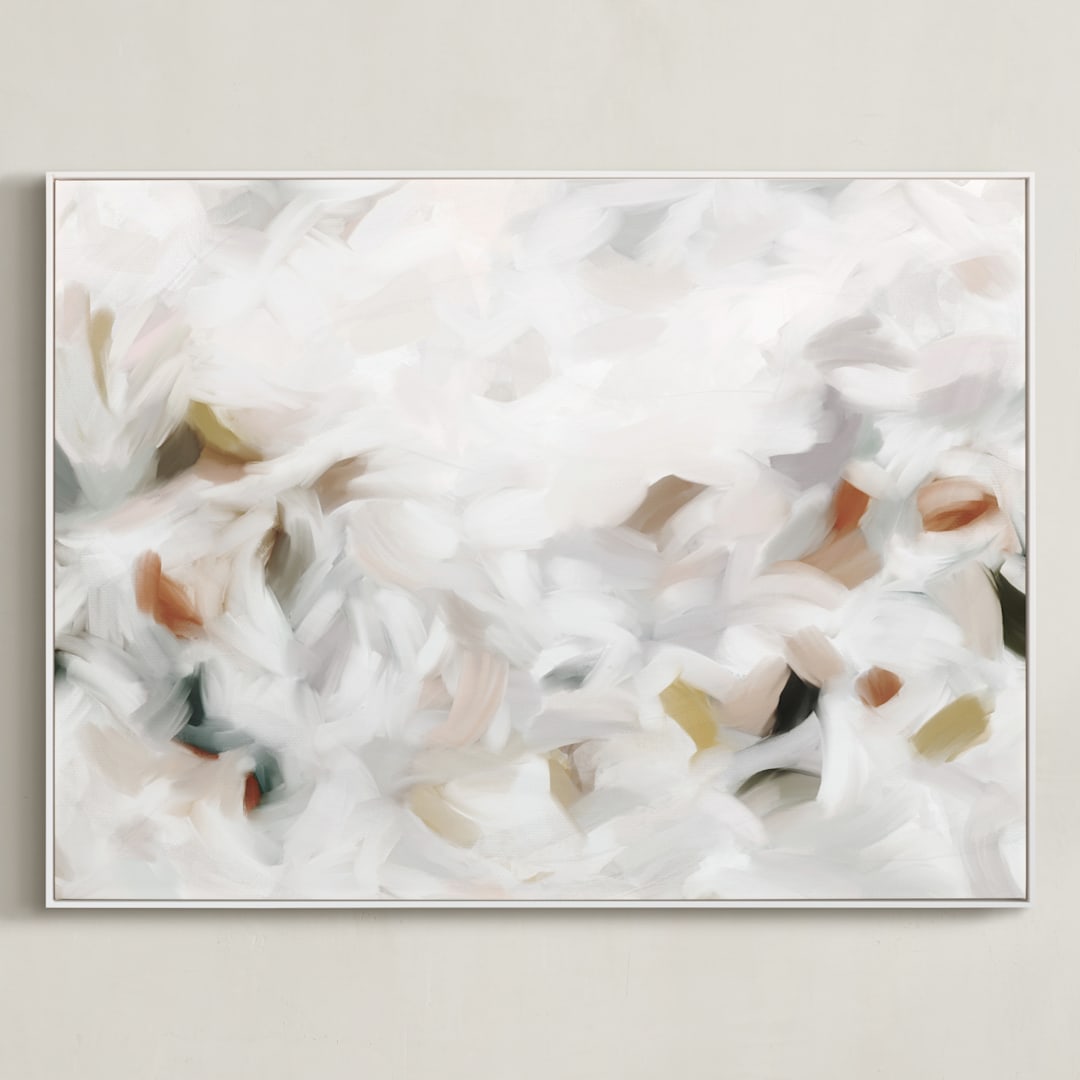 "Ethereal Composition" - Art Print in Autumn by Melanie Severin - Framed Canvas