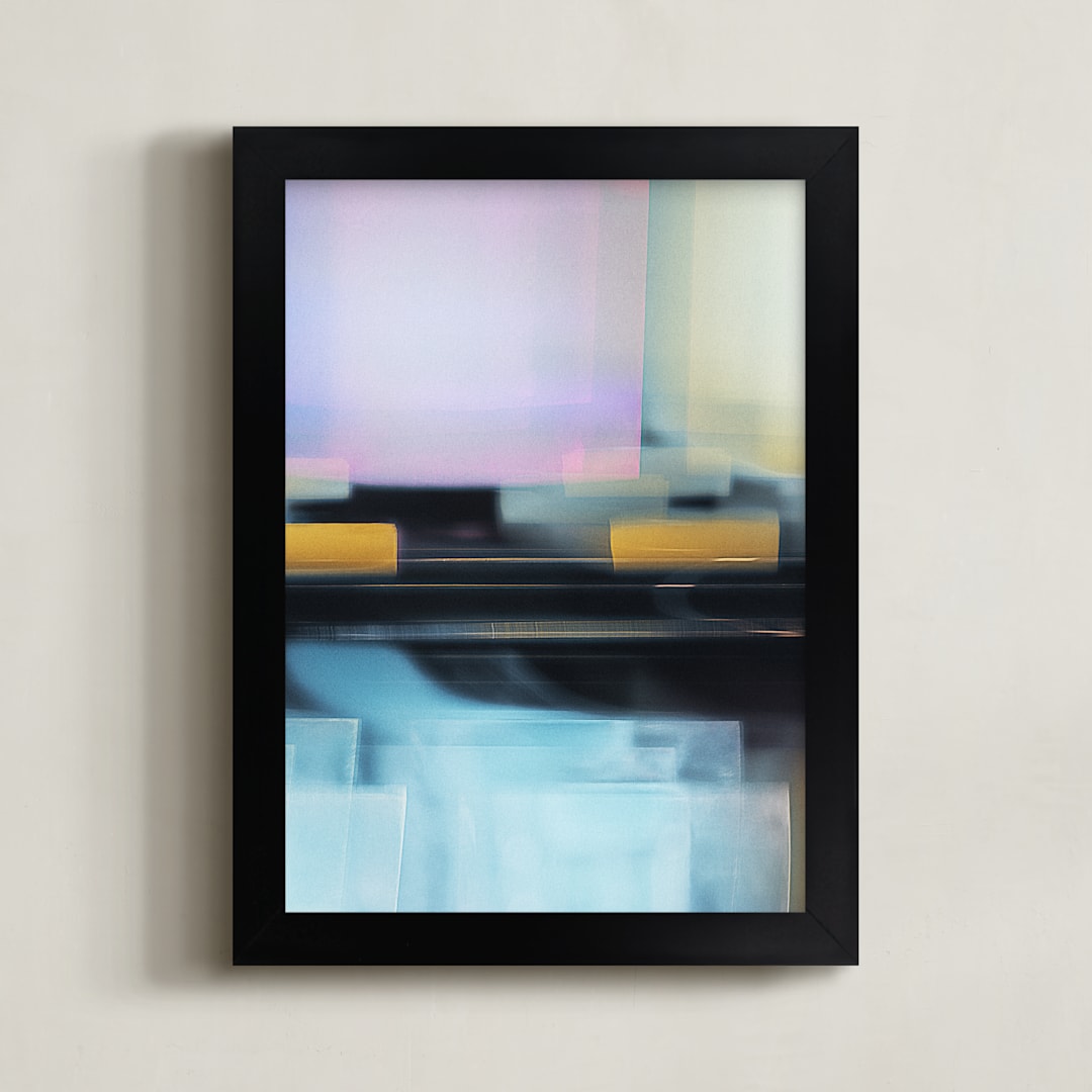 "Mirage" - Art Print in Sea Glass by Rebecca Rueth - Framed