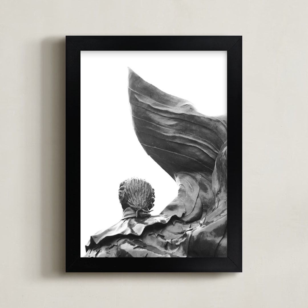 "Soar" - Art Print in Stone by Carrie ONeal - Framed
