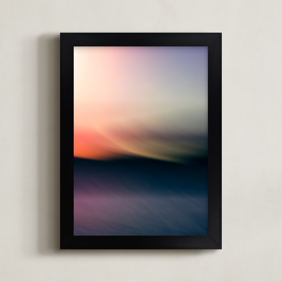 "Between Dreams I" - Art Print in Dusk by Kamala Nahas - Framed