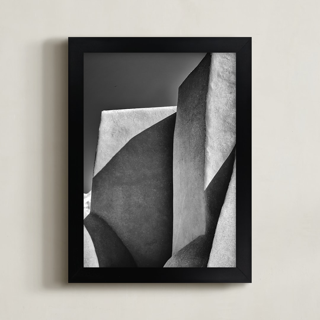 "Adobe" - Art Print in Adobe Gray by Gabrial Reising - Framed