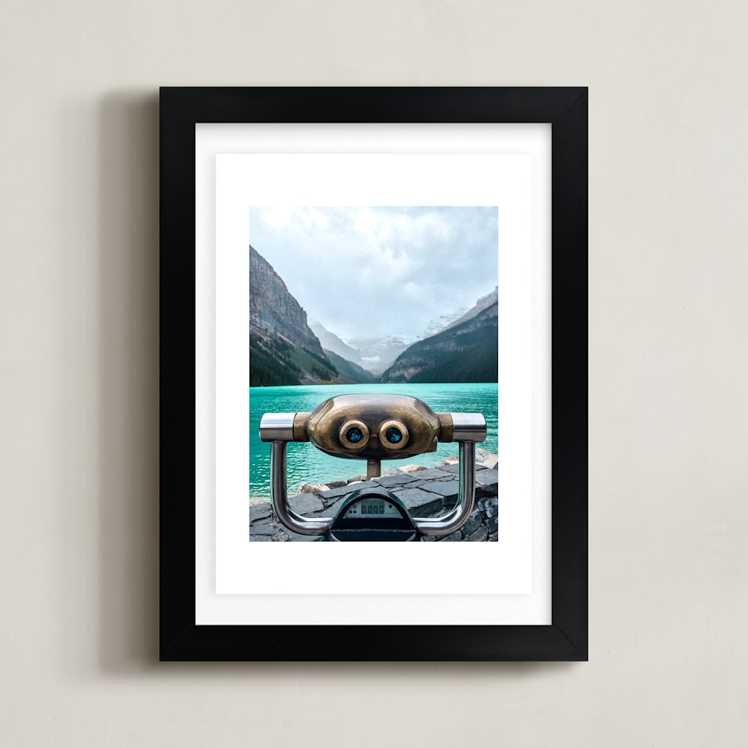 "Wild Blue Yonder" - Art Print in Glacier by Korry Brown - Framed