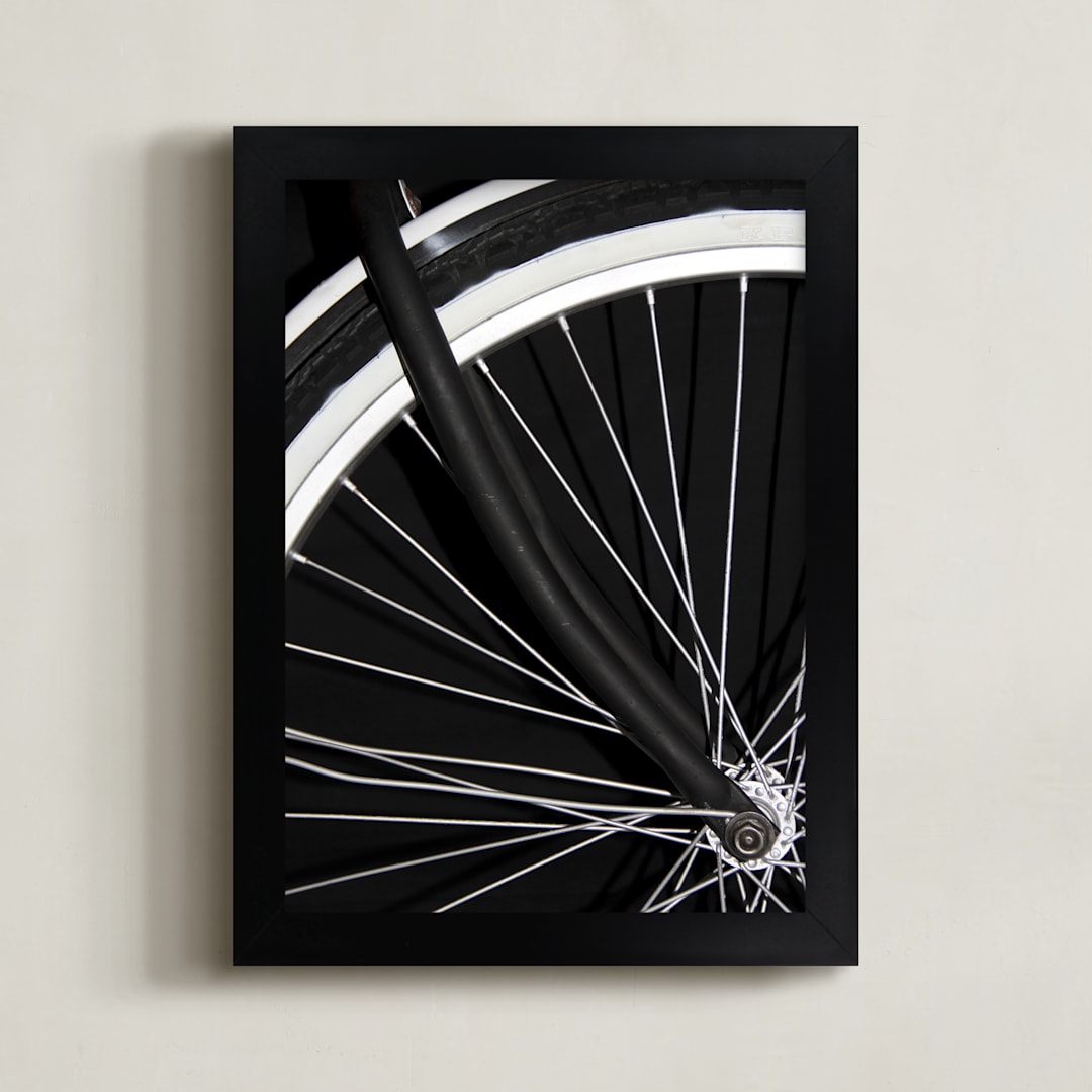 "Steel shapes 1" - Art Print in Velo by Eliane Lamb - Framed