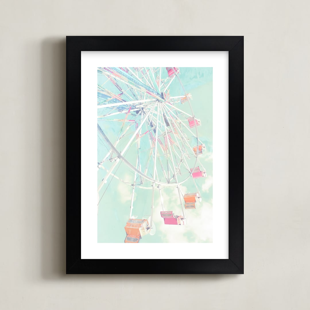 "Fair Days 4" - Art Print in Candy by Shannon Howard - Framed